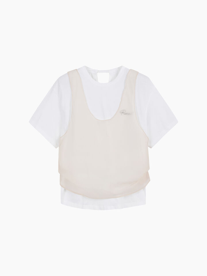 T-SHIRT - sisley k donna - Weiss | Sisley K image number 2